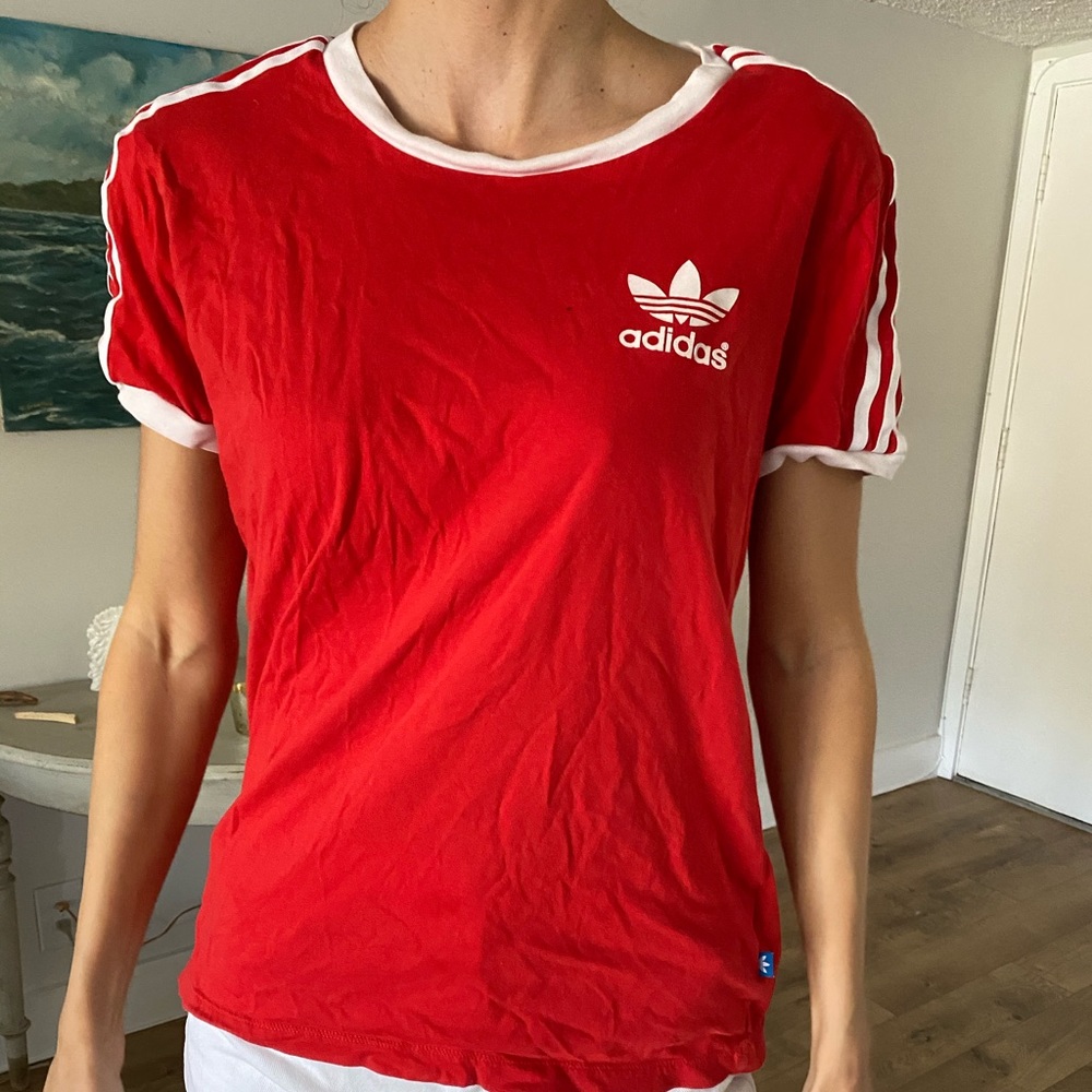 Adidas urban outfitters ringer tee
